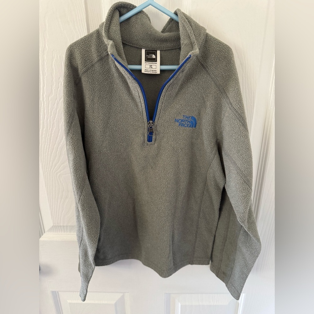 The North Face Gray Kids Fleece Pullover